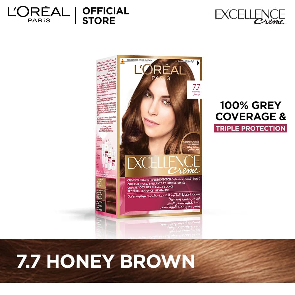 LOREAL EXCELLENCE CREME 7.7