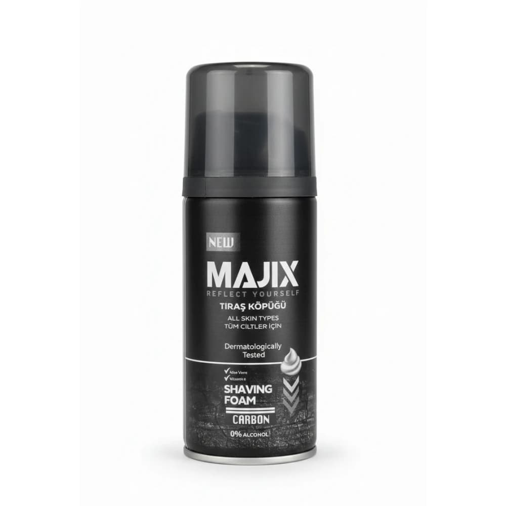 MAJIX SHAVING FOAM CARBON 100 ML