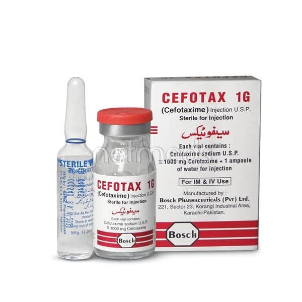 CEFOTAX 1 GM VIAL
