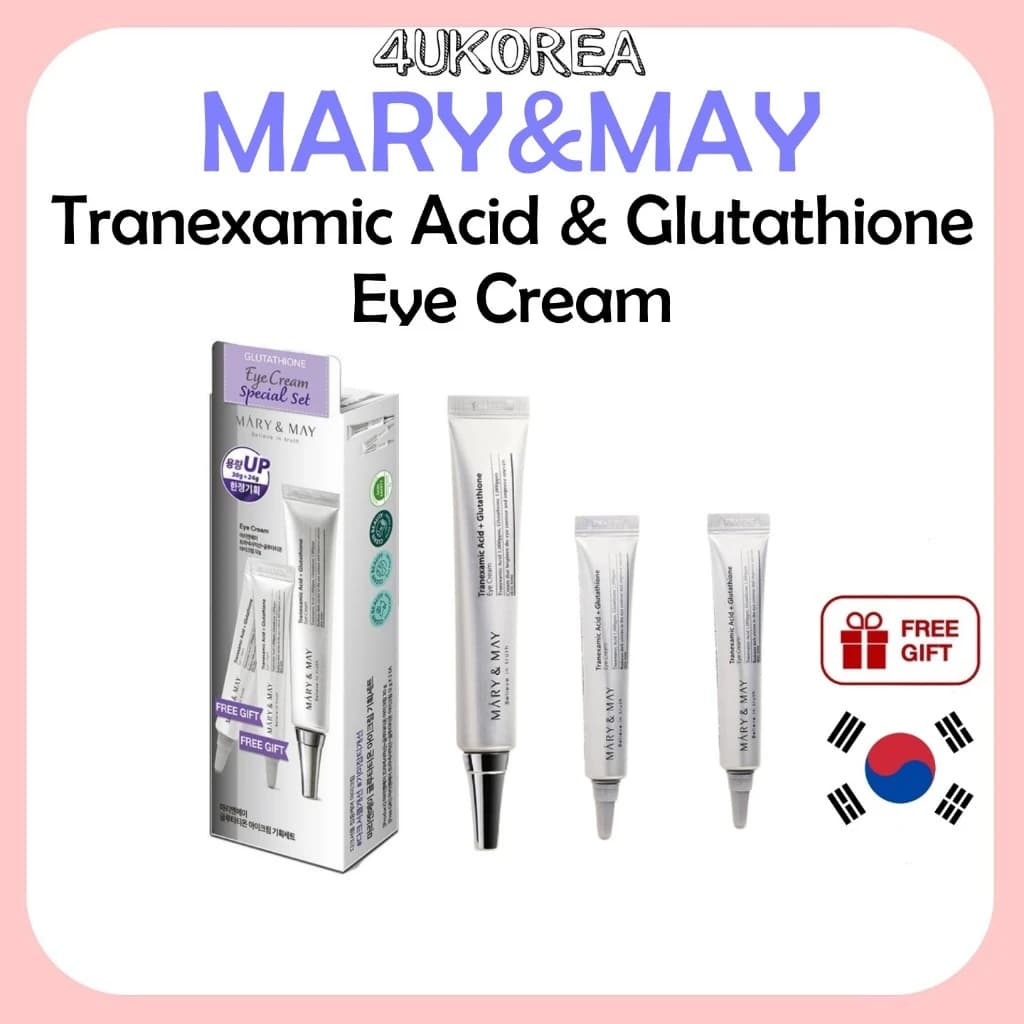 MARY & MAY GLUTATHIONE EYE CREAM OFFER(30GM+2*12GM