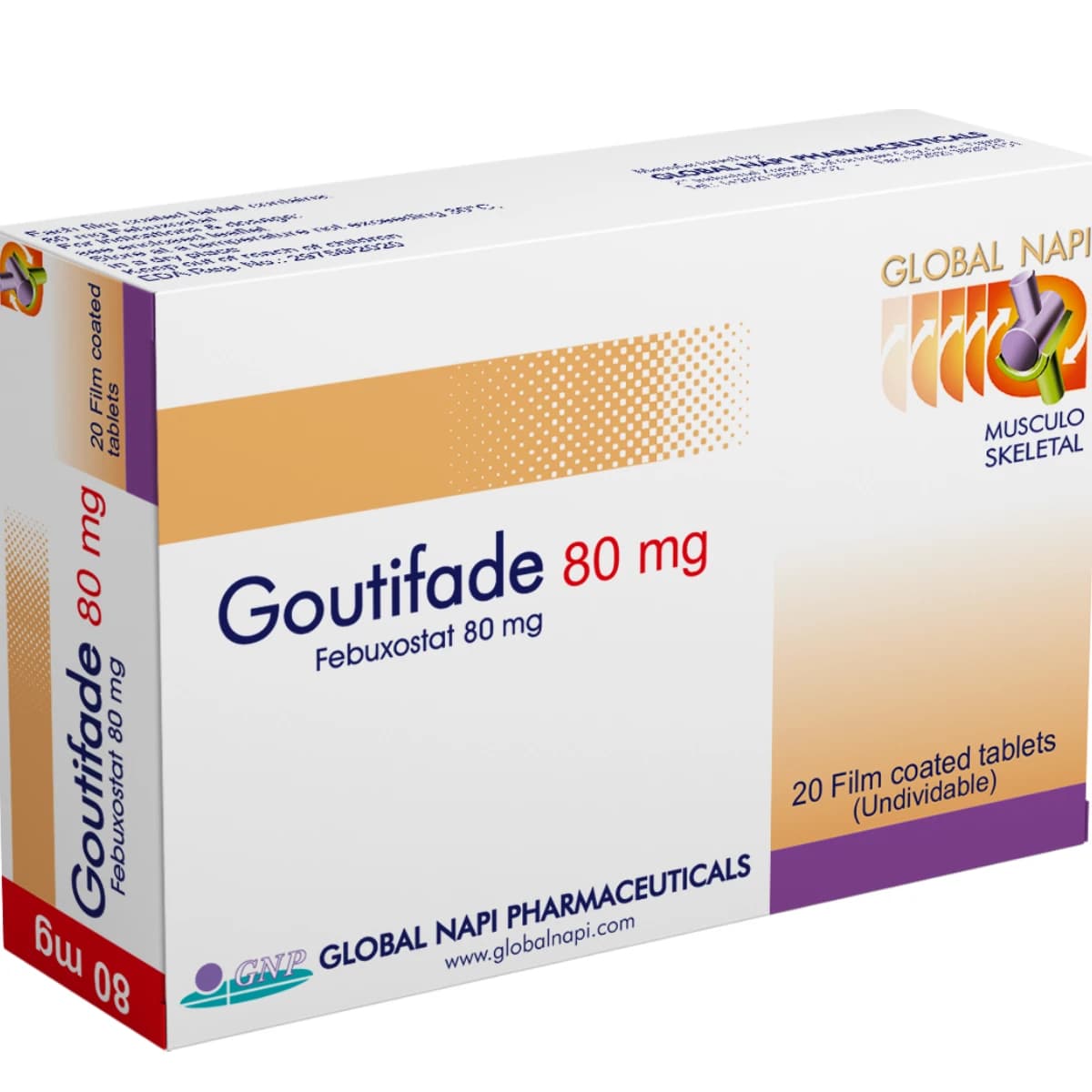 GOUTIFADE 80MGM 30TAP
