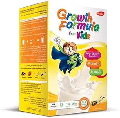 GROWTH FORMULA 400GM VANILLA kids