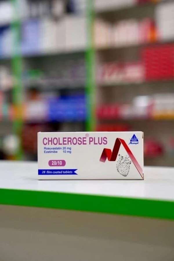 CHOLEROSE PLUS 20/10 28 TAP